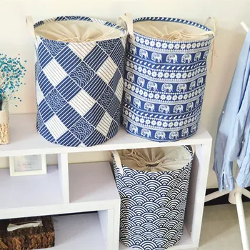 

Large Laundry Bag Clothes Storage Baskets Sundries Clothes Bags Kids Toy Storage Home Folding Laundry Basket Hamper Bucket 2019