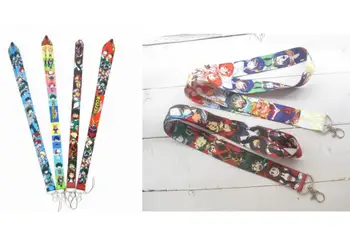 

20 pcs Anime My Hero Academia Boku no Hero Academia Key Chains Neck Strap Keys Camera ID Card Lanyard N-82