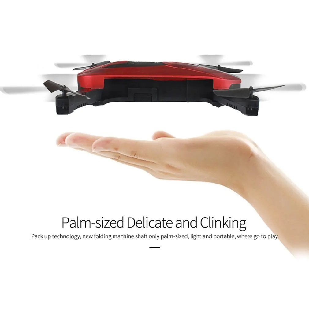 JY018 2,4G Wi-Fi FPV 30/200W HD Камера Складная 6-Axis Gyro Карманный беспилотный Радиоуправляемый летательный аппарат 3D-Flip удержания высоты Безголовый режим Квадрокоптер с дистанционным управлением