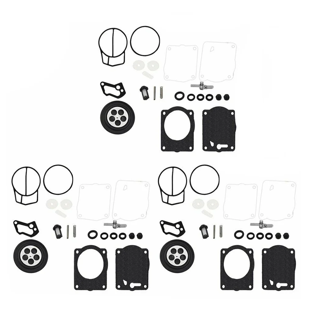 

Replacement For Yamaha GP800 1998-2000 3 Set Carburetor Repair Kit Carb Rebuild Gasket O-ring Kit 451469