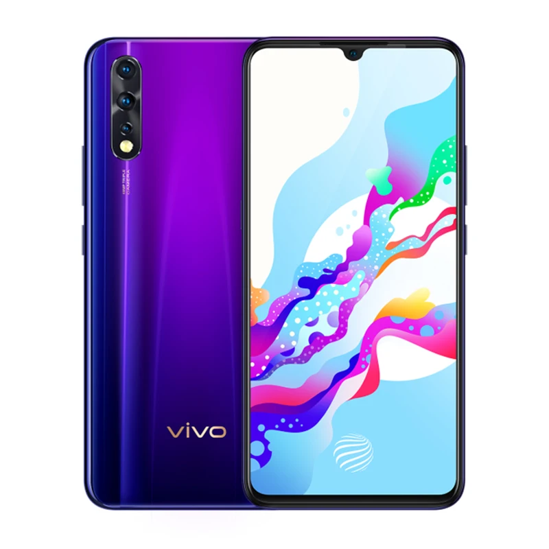 vivo Z5 мобильный телефон 6,3" Amoled экран 6 ГБ ОЗУ 64 Гб ПЗУ Восьмиядерный процессор Snapdragon712 Android 9 22,5 Вт зарядка смартфон