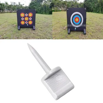 

Shooting Accessory Durable Fashion Plastic 5.5*2*0.9cm Gifts Archery Fixed Regular Fasten Immobilization Universal White