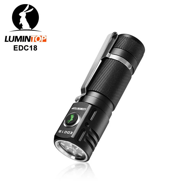Фонарик Lumintop EDC18 18650 2800 люмен боковой переключатель интерфейс Anduril с магнитным