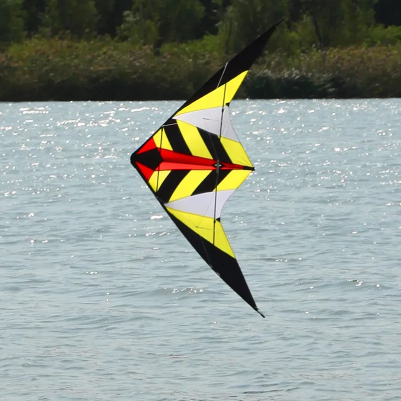 Vector Colour Dual Line Set Yellow 2x30m 100daN Lenk Drachen Kite outdoor Sport 