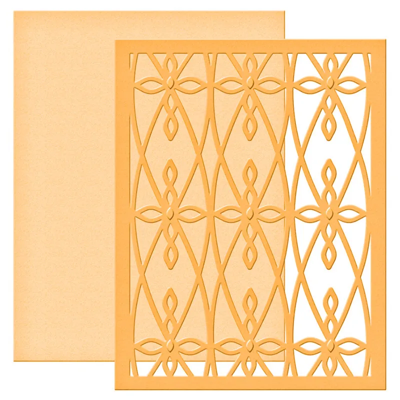 

Naifumodo Dies Roman Trellis Dies Square Background Metal Cutting Dies For Scrapbooking Craft Embossing Decorative Card Making