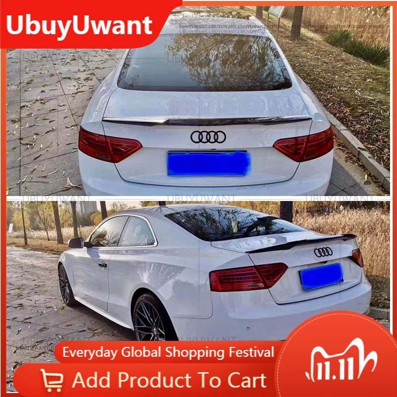 Для Audi A5 S5 B8 Sportback Coupe 2-дверный 2008-2016 M4 новинка из натурального углеродного волокна