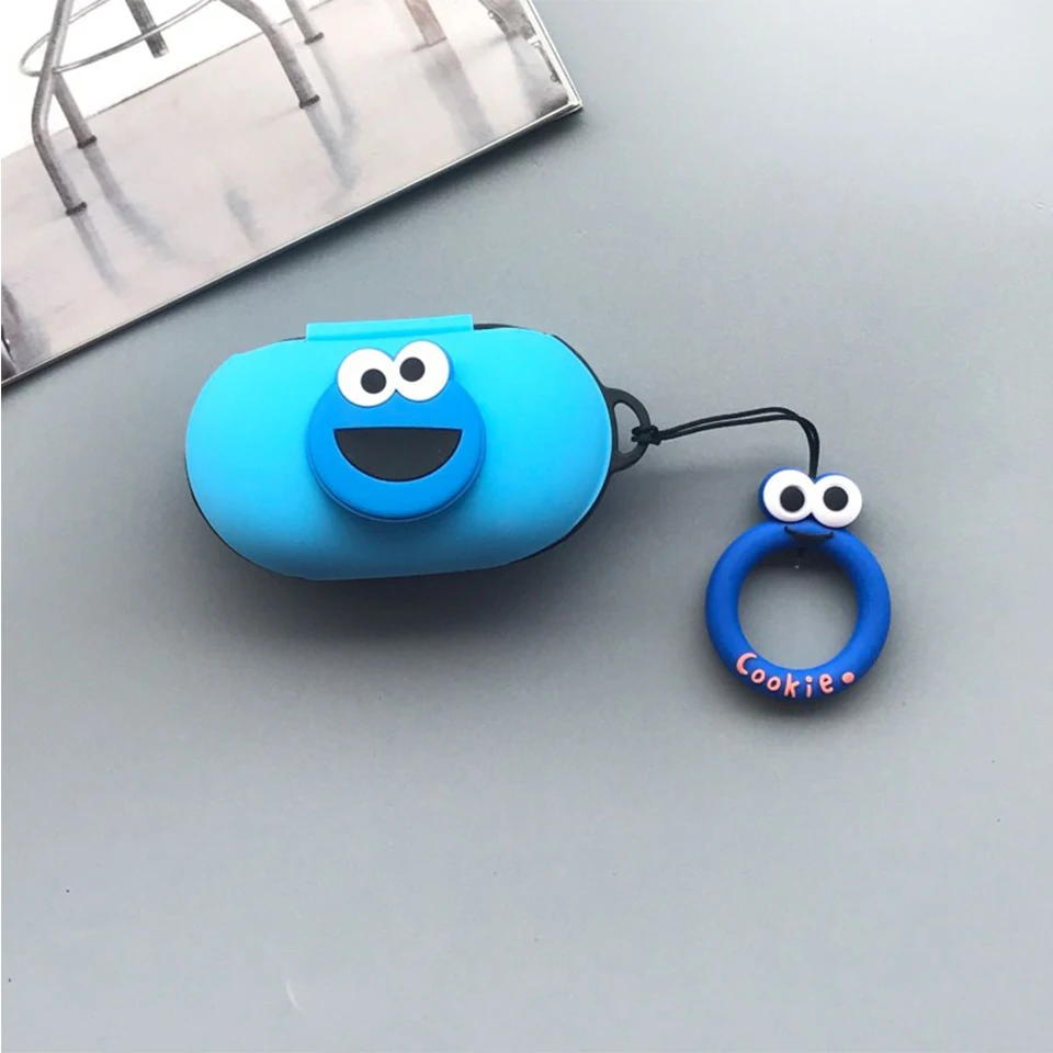 Мультяшный силиконовый чехол для samsung Galaxy Buds чехол Bluetooth гарнитура зарядка коробка крышка беспроводные наушники кожа противоударный