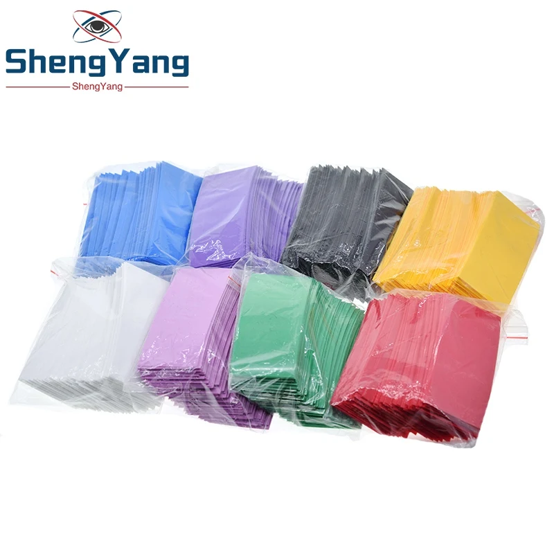 Heat Shrink Tubing Insulating Film TZT 100PCS 18650 Lithium Battery Heat Shrink Tube Li-ion Wrap Cover Skin PVC Shrinkable Tubing Film Sleeves Insulation Sheath