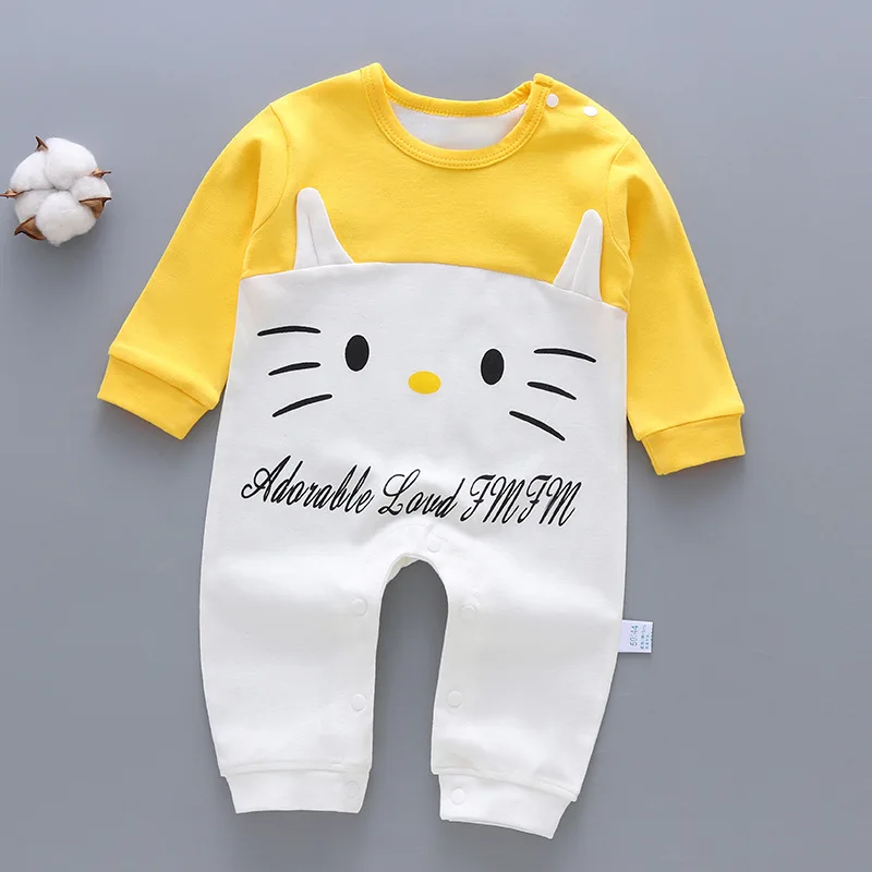3 6 9 12 Months Baby Newborn Clothes Romper Spring Autumn Boy Girl