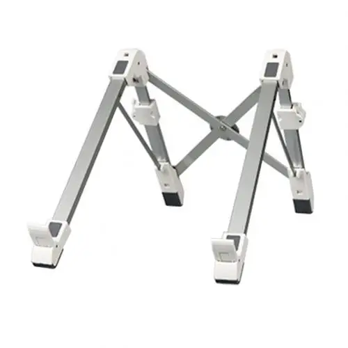 Серебристый New Arriva l Portable Aluminium Folding Laptop Stand Cooling Heat Dissipation Laptop Stand Bracket Holder - Цвет: Серебристый
