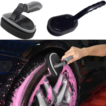 

Car Wheel Sponge Scrub Brush Car Wash Brush Removable Car Wheel Brush Foam Water Plastic + Sponge. 17*2.8*8cm Portable