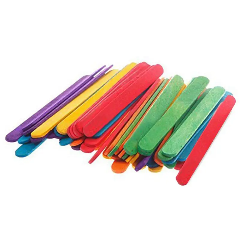 Holzstab 200 шт batelstock для дизайна, Interaktive Spielfarbe Popsicles (смешивание цветов)