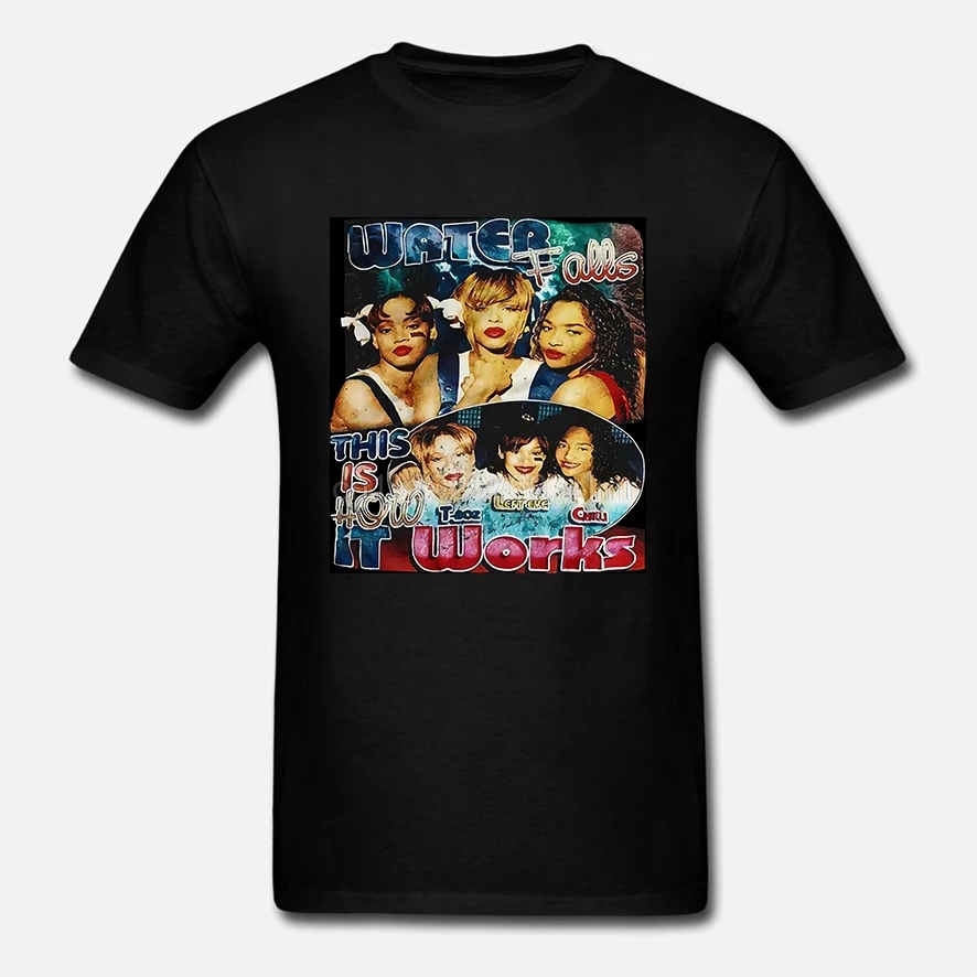 Inspired By TLC Водонепроницаемая футболка в стиле хип хоп Rap Tour Merch Limited Vintage|Футболки| |