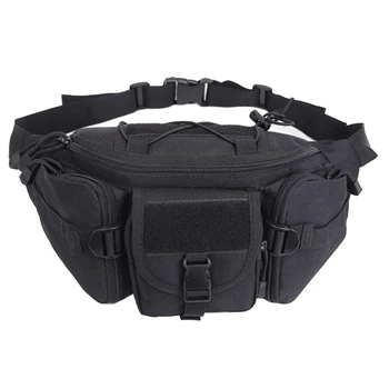 

Waterproof Oxford Hiking Adjustable Travel Running Durable Hip Pack Phone Pouch Multi Pockets Waist Bag Belt Outdoor Climbing