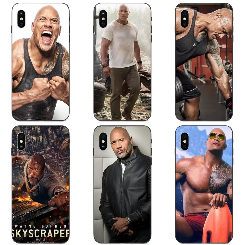 For Galaxy C5 C7 J1 J2 J3 J330 J5 J6 J7 J730 M20 M30 Ace Core Max Mini Plus Prime Pro TPU Custom Design The Rock Dwayne Johnson | Мобильные