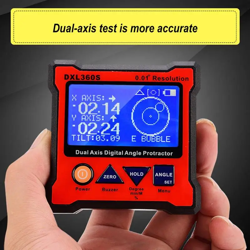 Jingyan dxl360s profissional duplo-axis digital display medidor