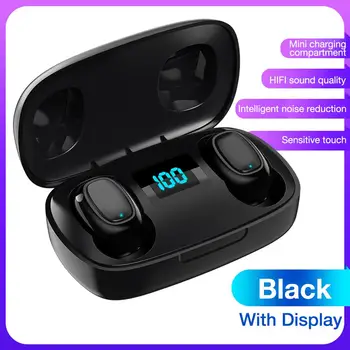 

2020 New T10S TWS Mini Bluetooth Earphones 5.0 Wireless Earbud Touch Stereo With Power Digital Display Headsets With Charger Box