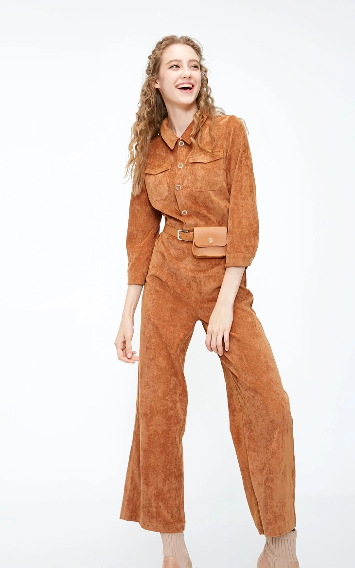 Женский комбинезон с отложным воротником Vero Moda | 319144506