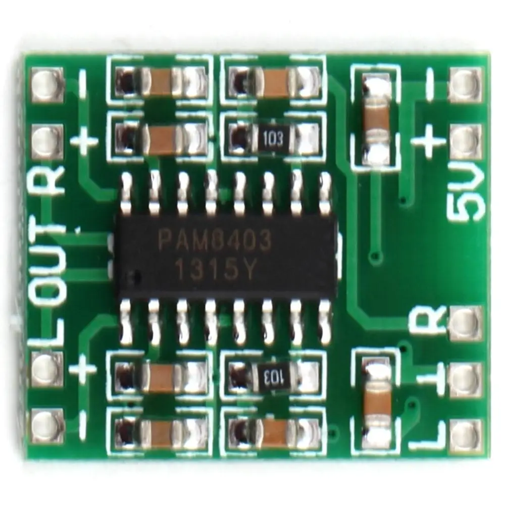 Высокое качество PAM8403 аудио модуль DC 5 в мини класса D Цифровой усилитель доска lcd