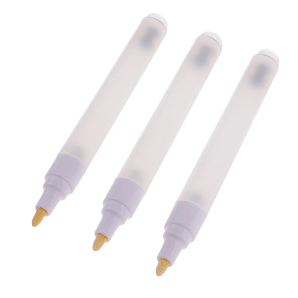 3pcs 4.5mm Plastic Medium Tips Colors Markers Pen Blank Tube Ink