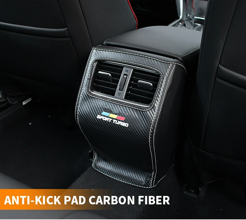 For Honda Accord 2018 2019 2020 2021 Car Armrest Pad Cover Center Console Armrest Box Storage Protection PU Cushion Accessories