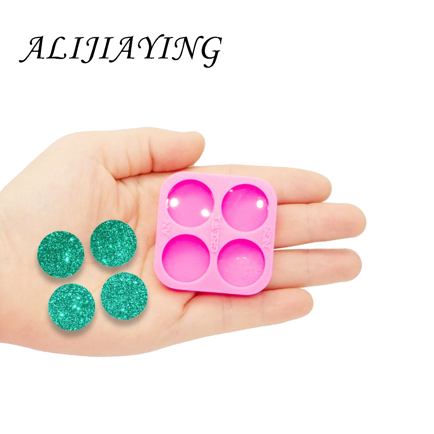0.75/1.5/1.7inch Circle Socket Craft DIY Stethascope Round Epoxy Molds Silicone Mould DY0451
