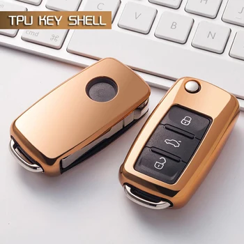 

Nice Touch car key wallet cover case keyfob for Volkswagen VW Passat Golf 6 Jetta Bora Polo Sagitar Tiguan Lavida Santana Touran