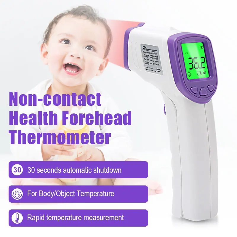 

Medical Infrared Thermometer Forehead Baby Portable Non-contact child Handheld Body/Object Temperature Measure Health Management