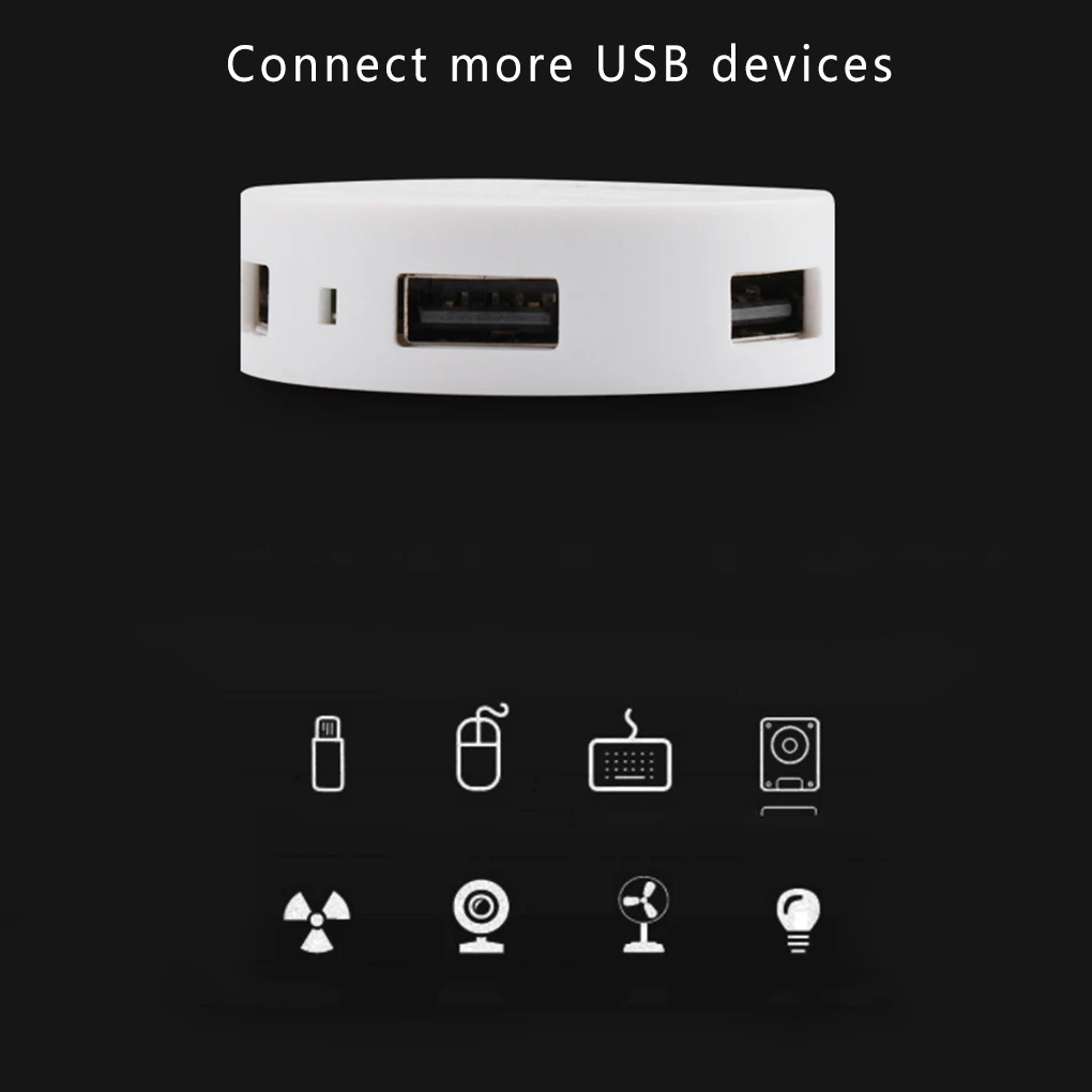 4 порта USB 2,0 концентратор OTG разветвитель Micro USB зарядное устройство Порт высокоскоростной USB концентратор Замена для компьютера ноутбука мышь U диск
