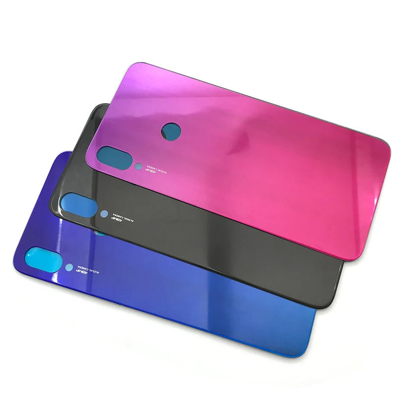 

For Xiaomi Redmi Note 7 Battery Cover Back Glass Panel Rear Door Housing Case For Redmi note 7 pro Back Battery Glass Cover