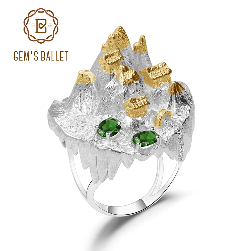 Женский балетный кулон GEM'S ожерелье с подвеской-кулоном из серебра 925 пробы