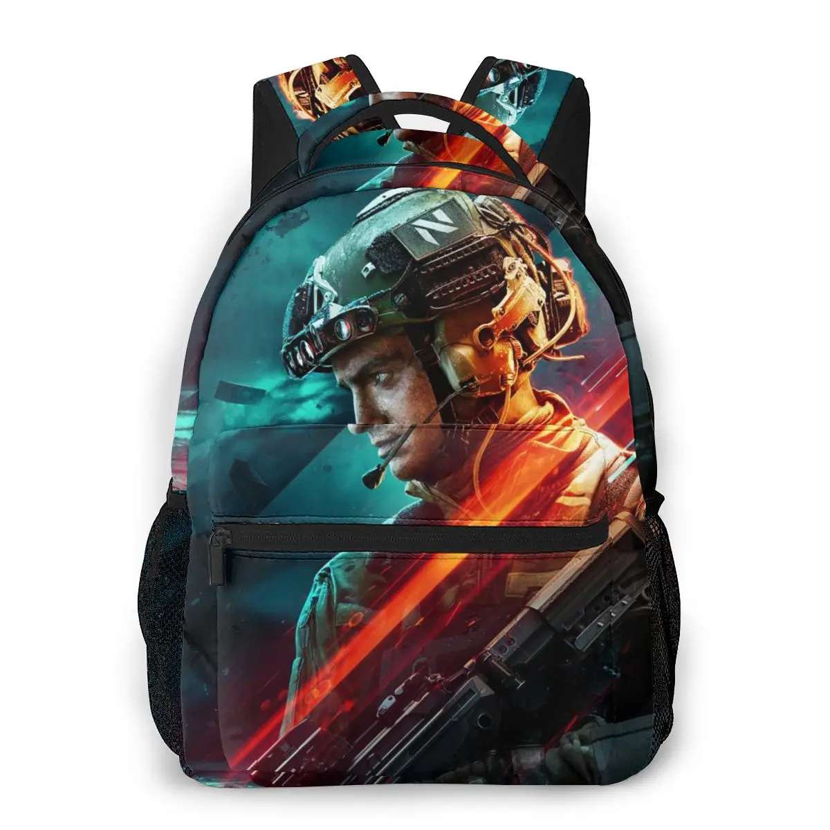 Zaino Battlefield 2042 Per Ragazze E Ragazzi Zaini Da Viaggio Per Borsa Da Scuola Per Adolescenti