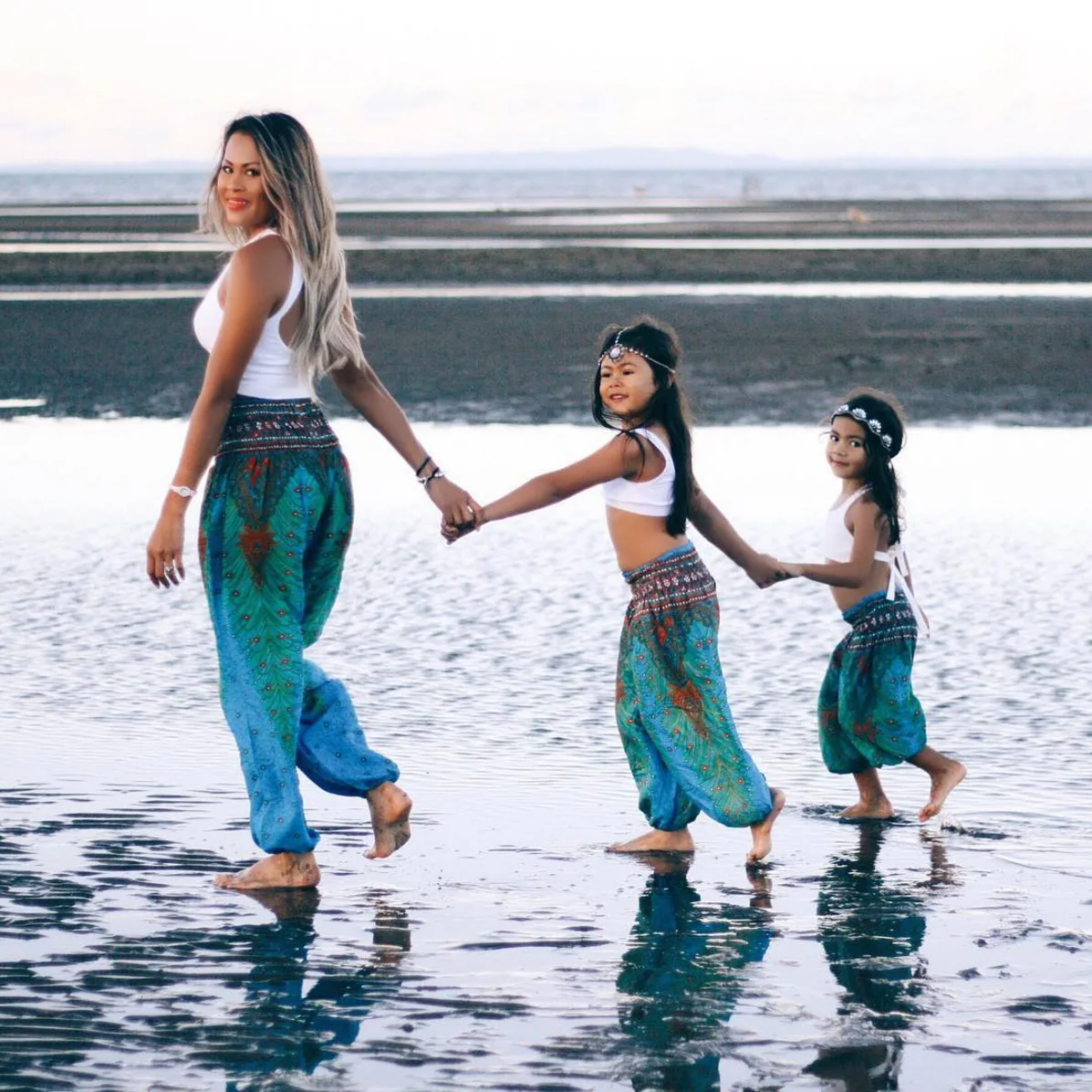 Best Offers Family Matching Outfits Mom Daughter Son PPXX Pants Yoga-Trousers XyNRrrQBO