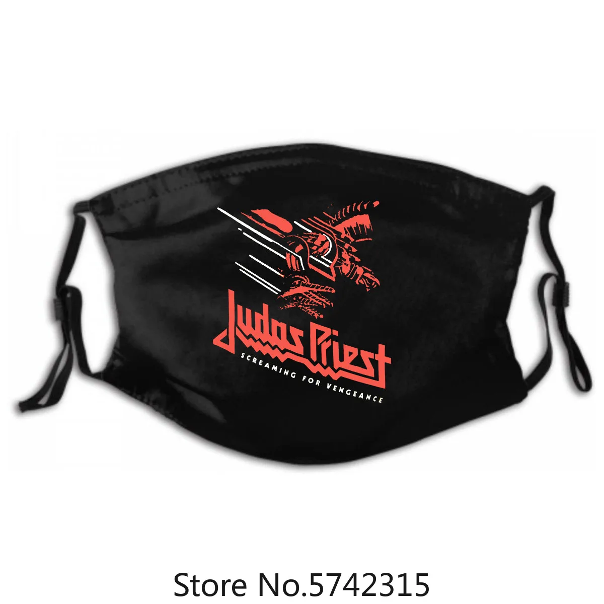 

Unisex Charcoal Washable Reusable Mask with PM2.5 Filters 5 Layers Judas Priest Screaming For Vengeance Mask Amplified Men Women