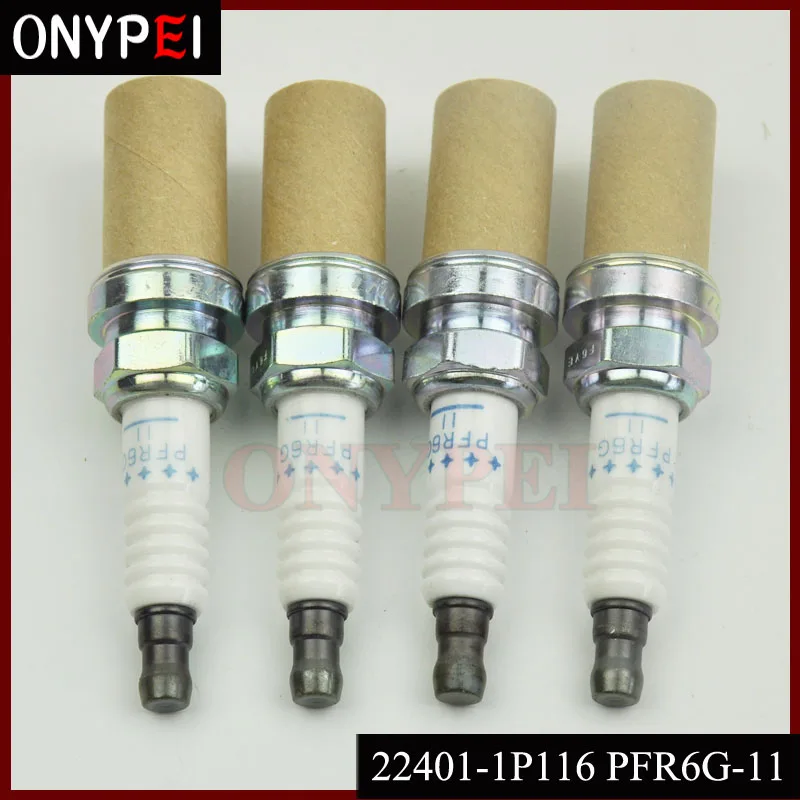 6 шт./лот 22401 1P116 PFR6G 11 иридиевая Свеча зажигания для Nissan Cefiro Maxima Lexus Acura Volvo 224011P116