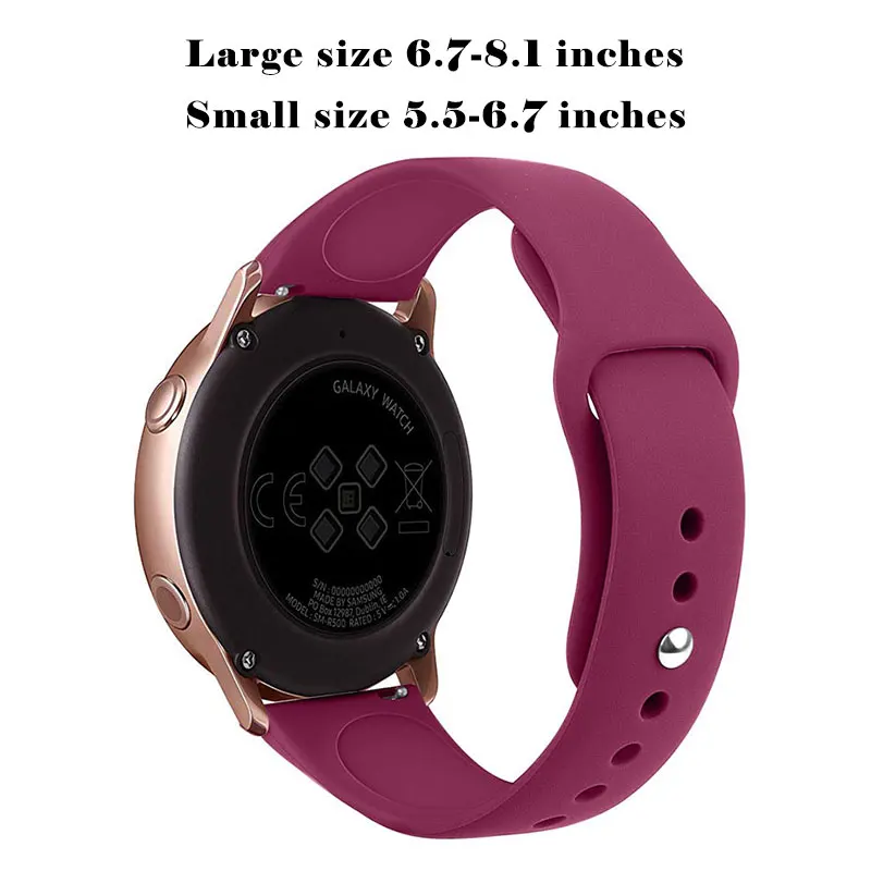 UTHAI G01 силиконовый ремешок для samsung gear watch 20/22 ММ Спортивный резиновый ремешок подходит для плоских интерфейсов наручные часы 20 мм 22 мм