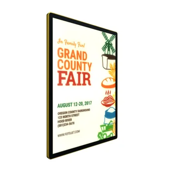 

led display restaurant lighting show display hanging lighted frame