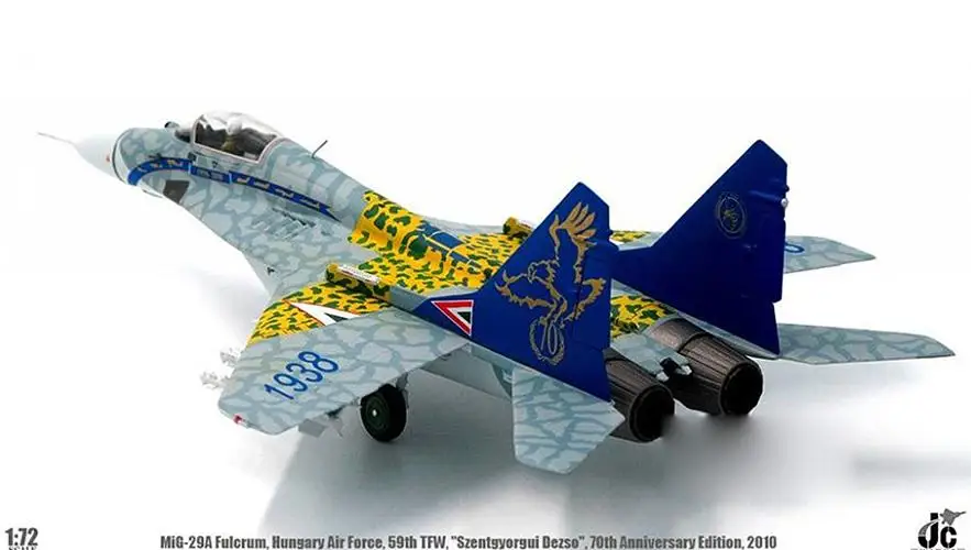 JC Крылья венгерский AF MiG-29A Fulcrum NO.59th Тактический szentgjorgui 1/72 самолет