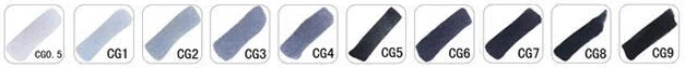 Gray-CG-10colors Touchliit 6-го поколения художественные маркеры набор кистей и ручек прочный Эскиз маркер на спиртовой основе двойная голова манга Рисование ручки художественные принадлежности - Цвет: Gray-CG-10colors