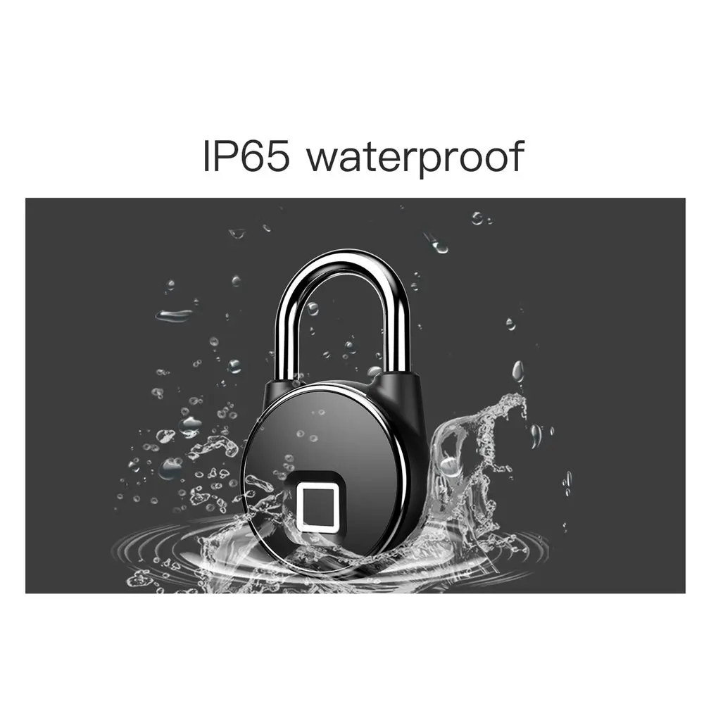 

Keyless Bluetooth Fingerprint Lock Rechargeable Smart Lock P22/P22+ Waterproof Anti-Theft Security Padlock Door Luggage Lock
