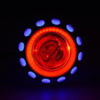 

motorcycle modified LED headlight high flash type normally bright headlight double light mushroom headlight