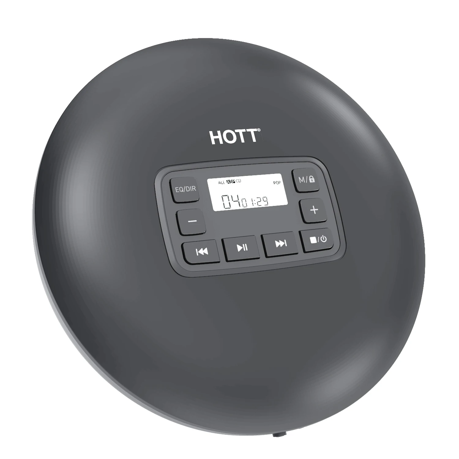 Round Style CD Player Portable Headset HiFi Music