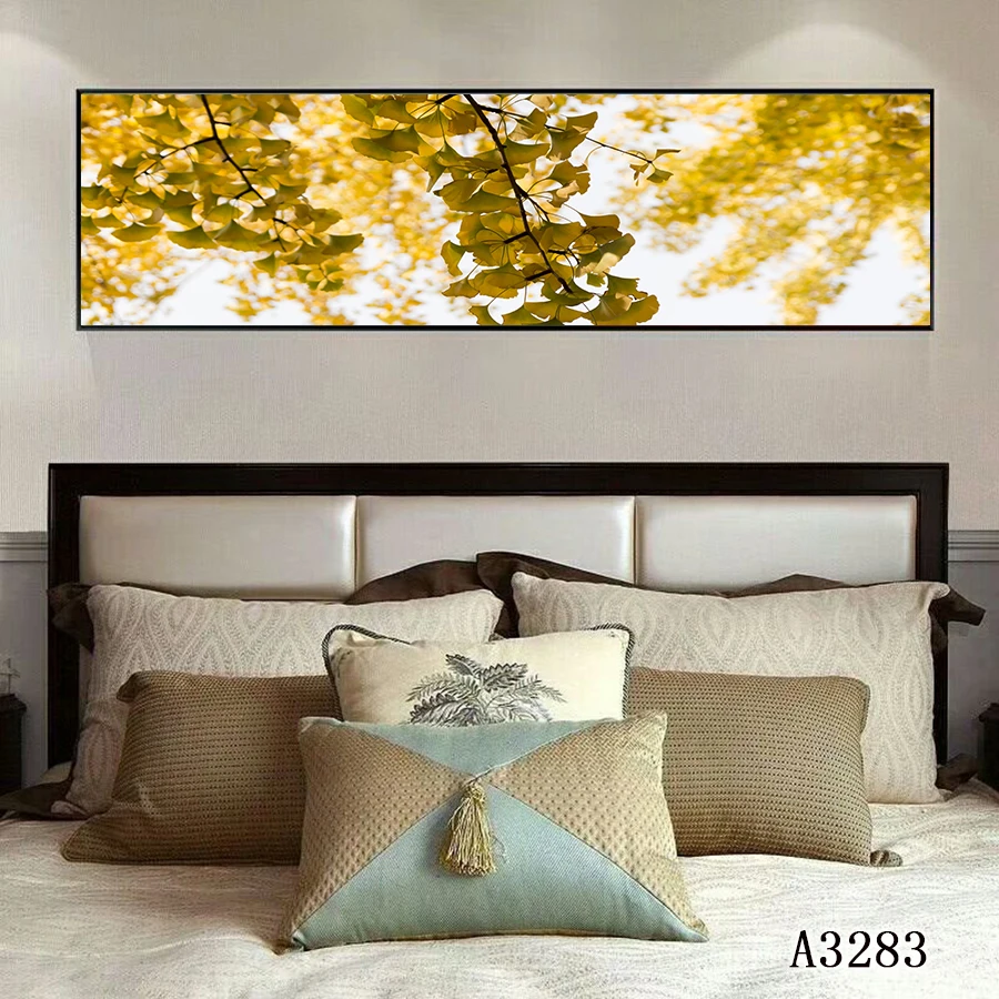 

Modern Abstract Oil Painting Print on Canvas Leaves Canvas Printing Landscape Canvas Art Printing Wall Art Picture for HomeDecor