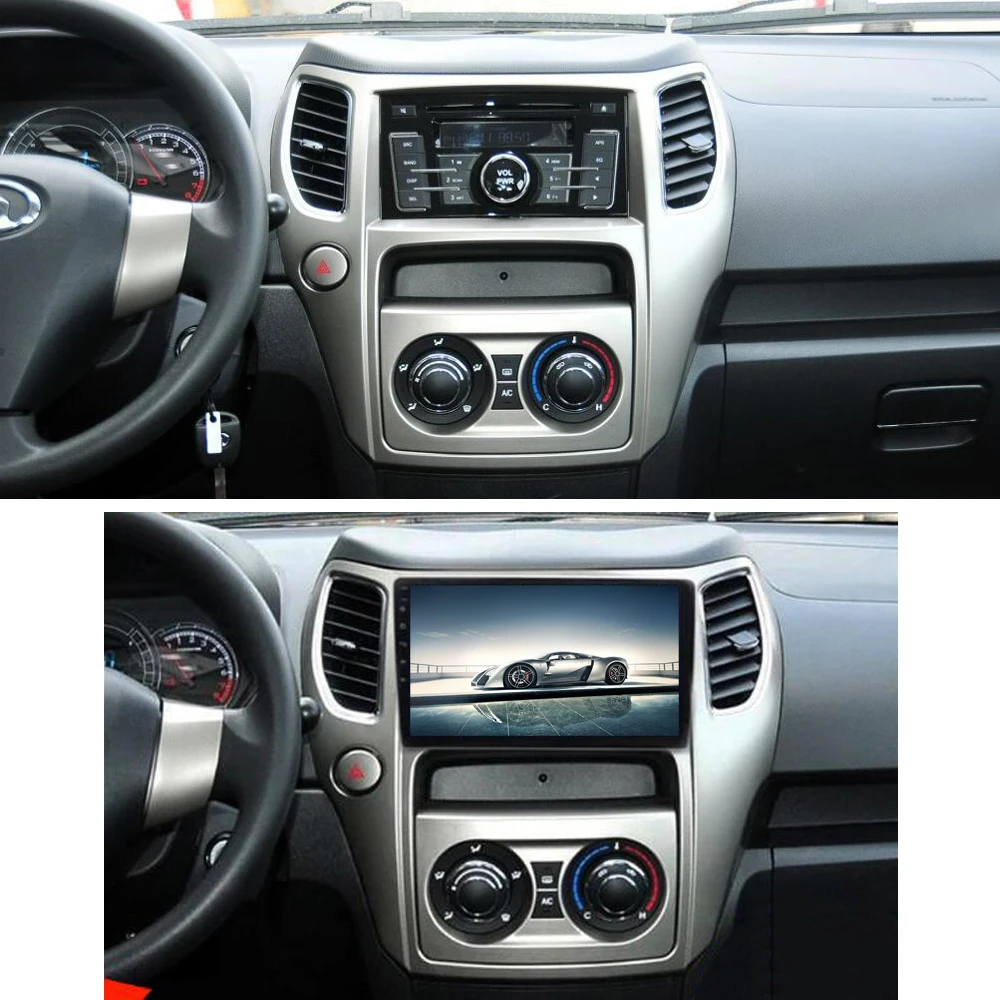 Clearance Sinosmart Android 8.1 2Din IPS/QLED 2.5D screen car gps radio navigation player for Great Wall M4 2013 2014 2015 2