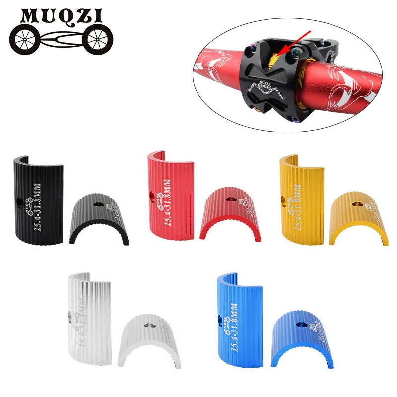 Bike Handlebar Conversion Shim 25.4mm To 31.8mm 31.8mm To 35mm Aperture Adjust Adapter 1Pair