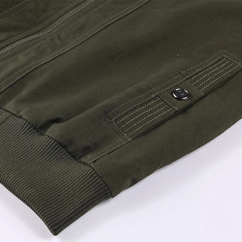 Military Jacket Men Autumn Jacket Coat Tactical Jacket Men Multi Pocket Cargo Jacket Men's Clothing jaqueta masculino#4