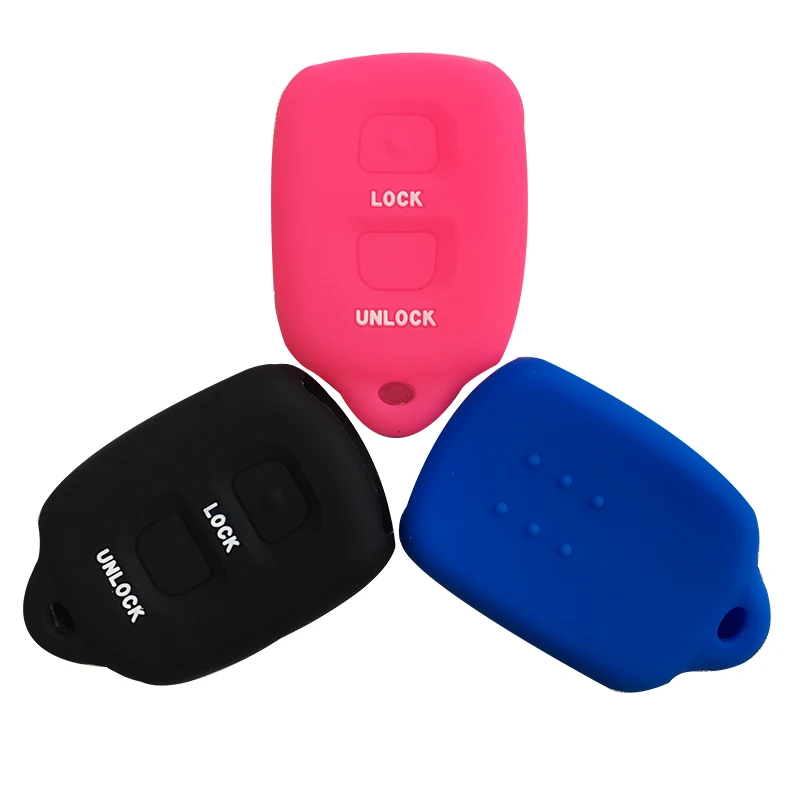 Silicone Car Key Cover 2 For Daihatsu Terios Key Cover Protected FOB Shell Case for Avanza Rush Entry Remote Accessories key case key case cover car key shell remote control case cover