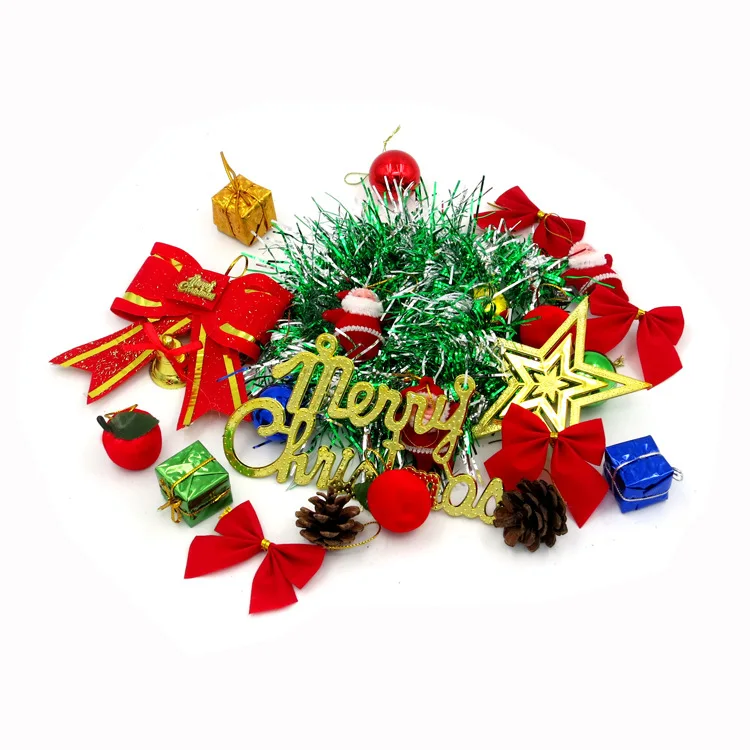 Рисунком рождественской елки+ украшения Xmas хвоинка украшения дома Kerst натальные подарок 30/45/60 см Arbol De Navidad дерево фигурки жениха и невесты; украшение дома