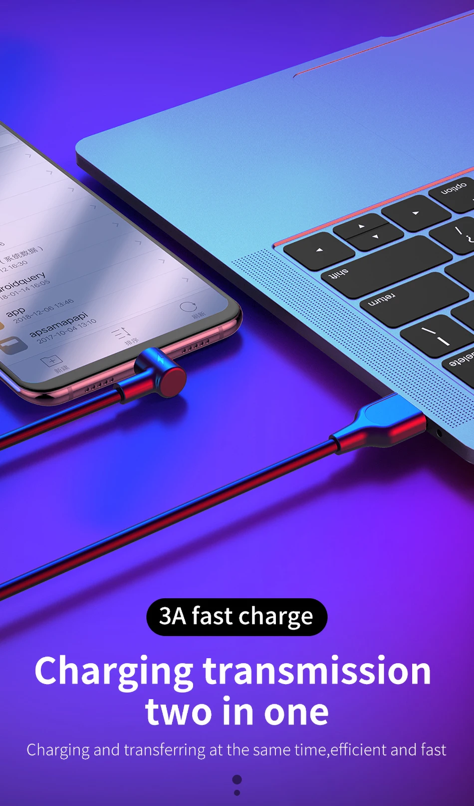 90 градусов USB кабель для зарядного устройства для IPhone X 7 6 5 Iphone 6S 7 8 Plus IPhone Xr XS MAX 3A кабель для быстрой зарядки для всех IOS 1M 2M