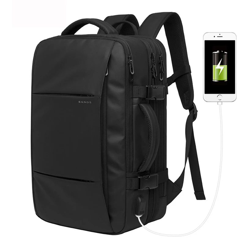 

New Business Travel Bag Male Travel Waterproof Backpack Fashion Large Capacity Computer Bag Can Be Expanded